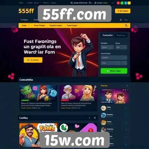 Acessibilidade do site 55ff.com para novos jogadores